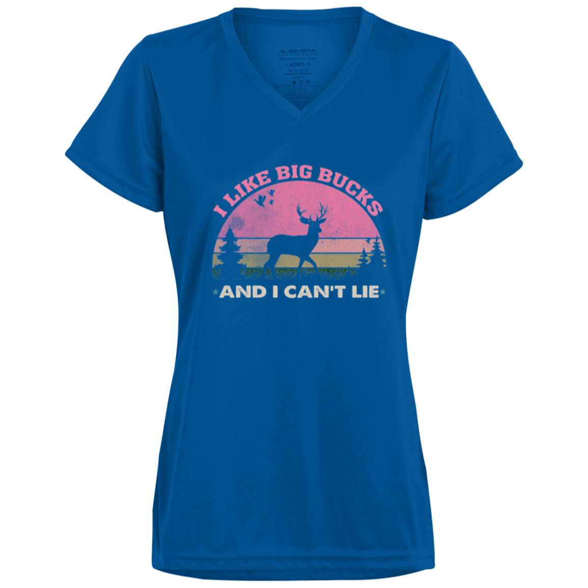 Ladies’ Moisture-Wicking V-Neck Tee