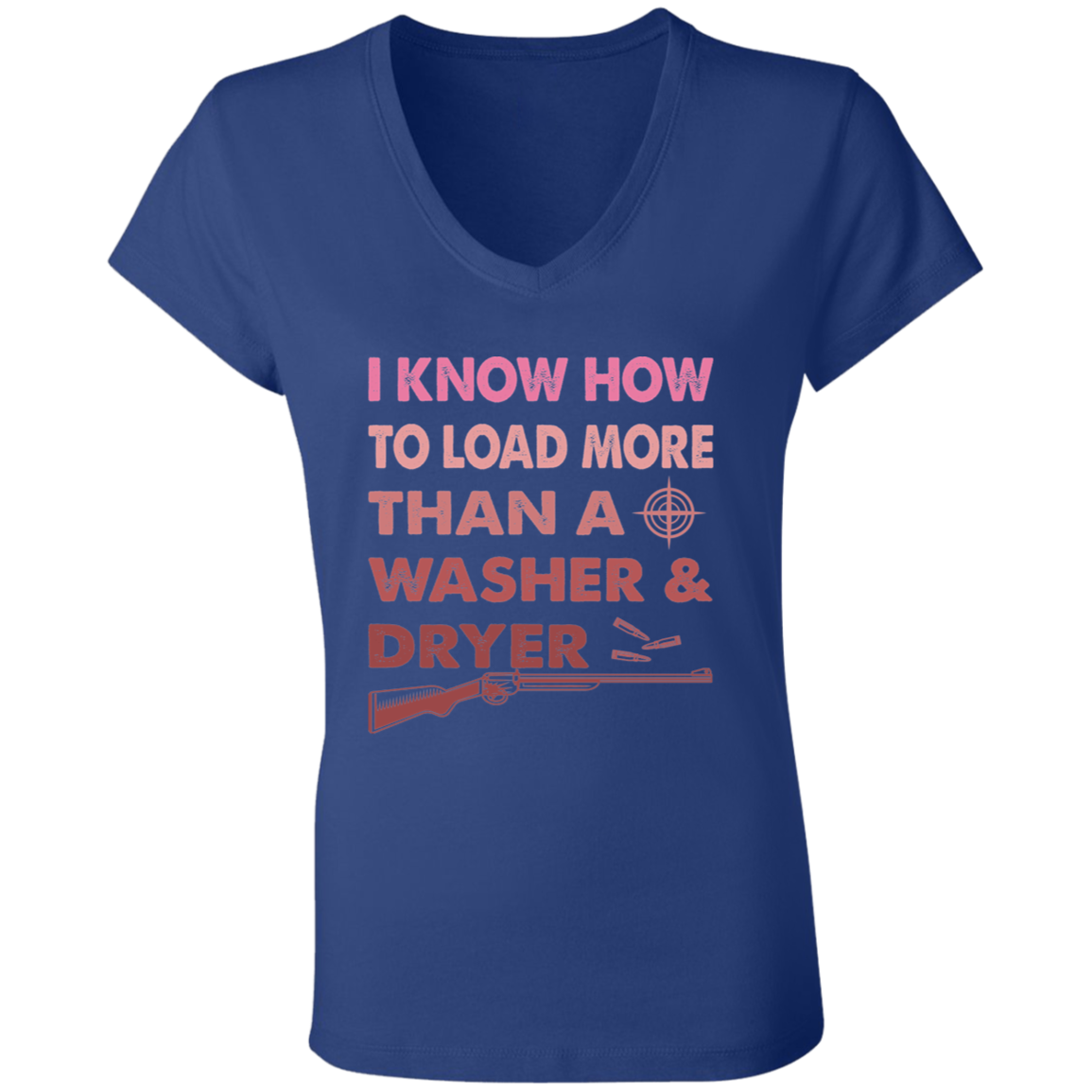 Ladies' Jersey V-Neck T-Shirt