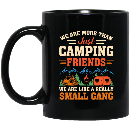 Small Gang Camping OZ 11 oz. Black Mug_camping