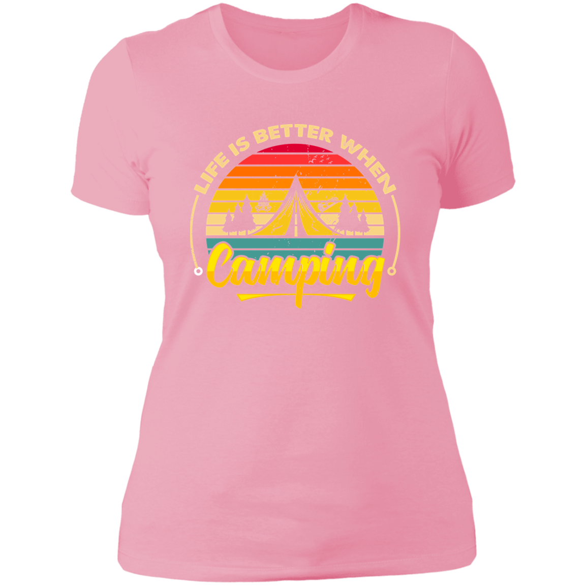 Ladies' Boyfriend T-Shirt_camping