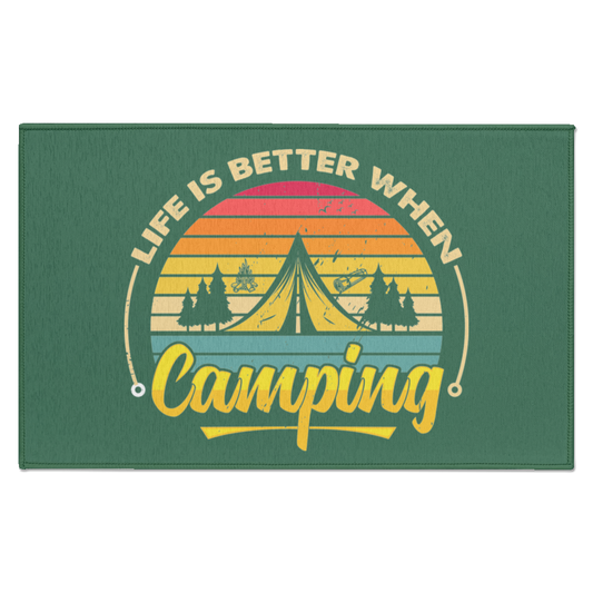 Indoor Doormat_Life is Better_Camping