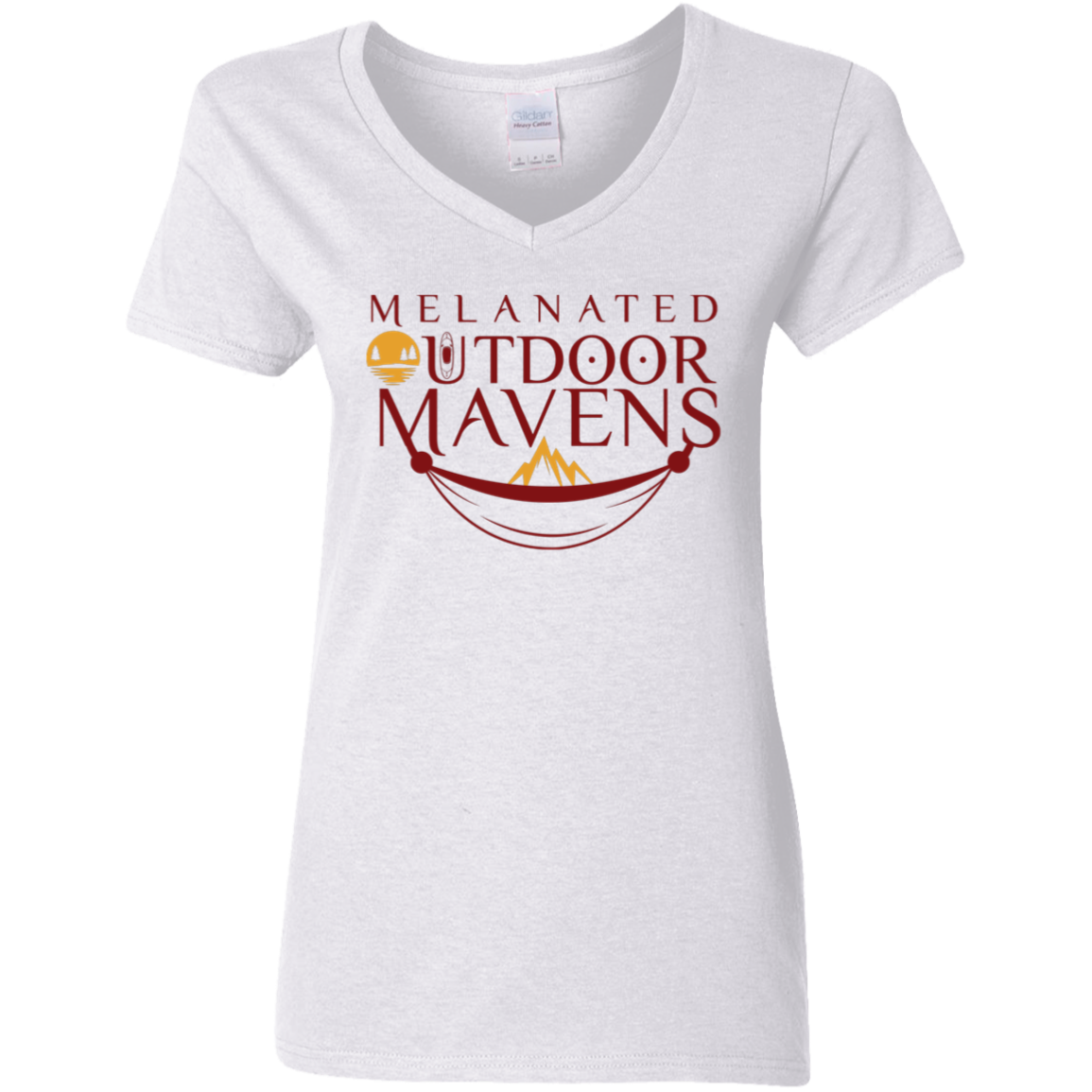 Ladies' 5.3 oz. V-Neck T-Shirt