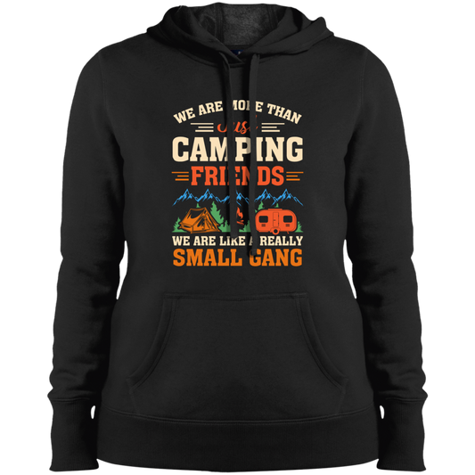 Untitled design Ladies' Pullover Hooded Sweatshirt_Camping Gang