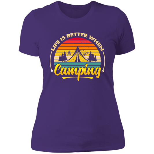 Ladies' Boyfriend T-Shirt_camping