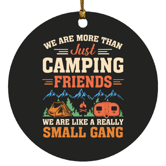 Untitled design Camping  Circle Ornament