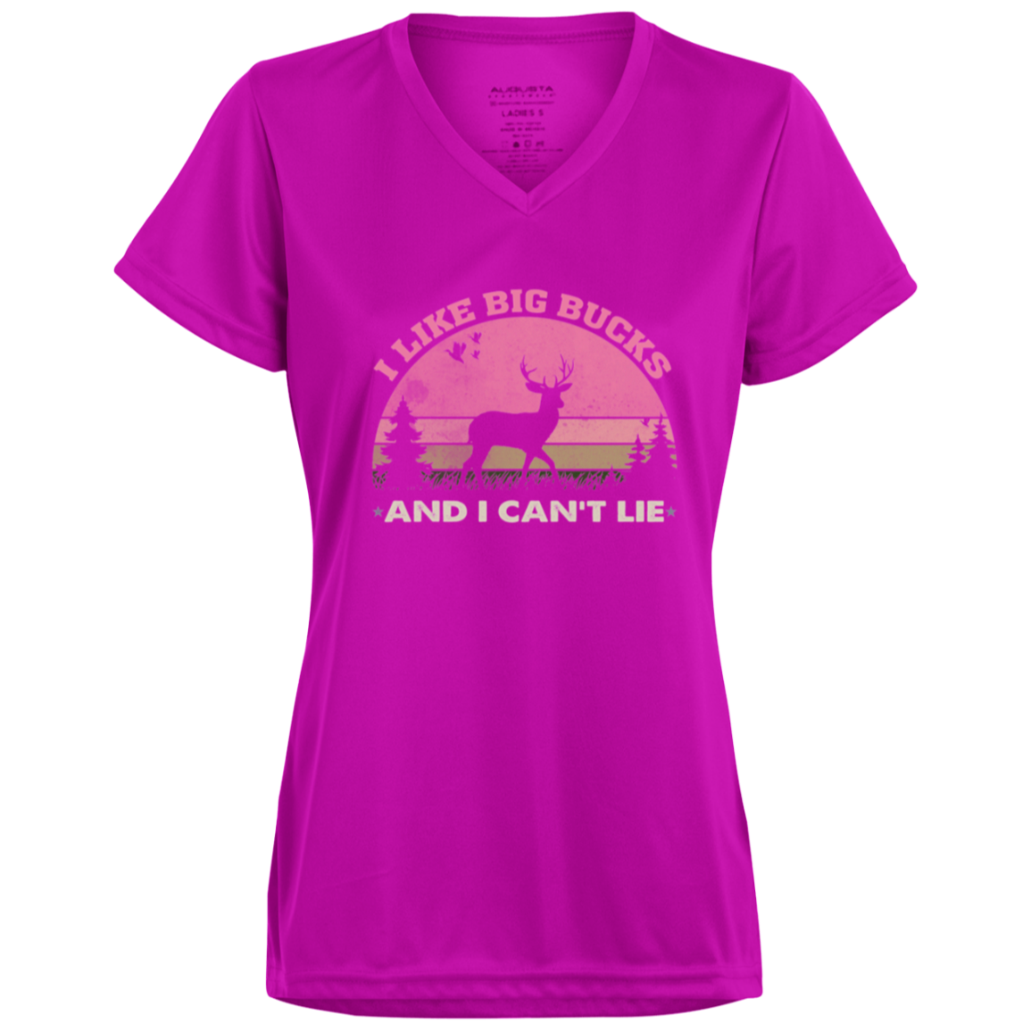 Ladies’ Moisture-Wicking V-Neck Tee