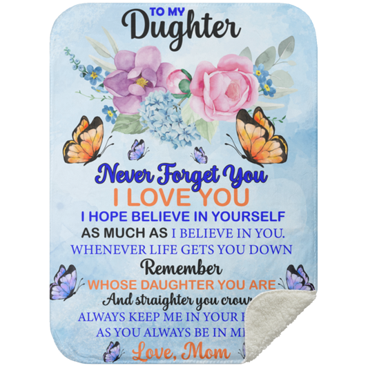 Daughter Gift Premium Sherpa Blanket