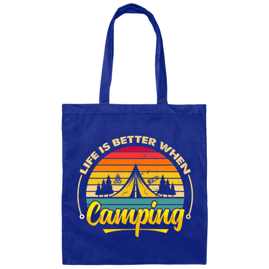 Canvas Tote Bag_camping