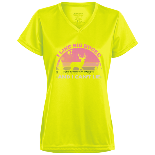 Ladies’ Moisture-Wicking V-Neck Tee