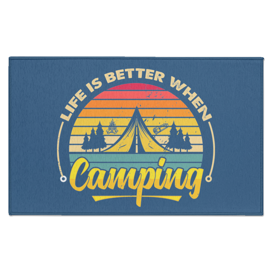 Indoor Doormat_Life is Better_Camping