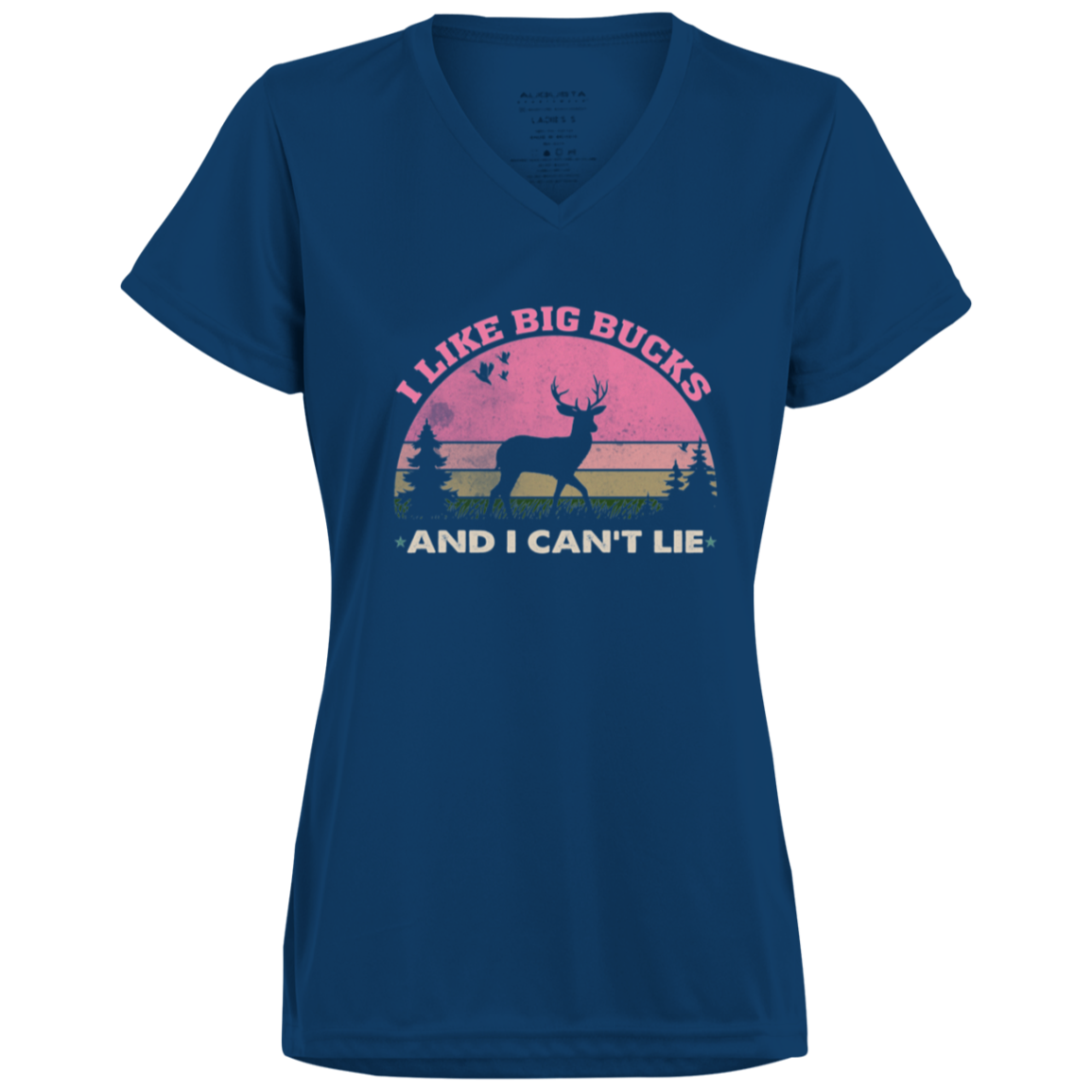 Ladies’ Moisture-Wicking V-Neck Tee