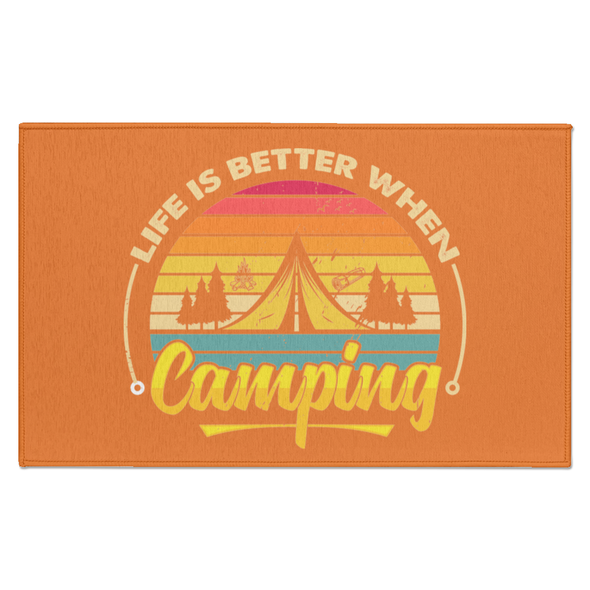 Indoor Doormat_Life is Better_Camping