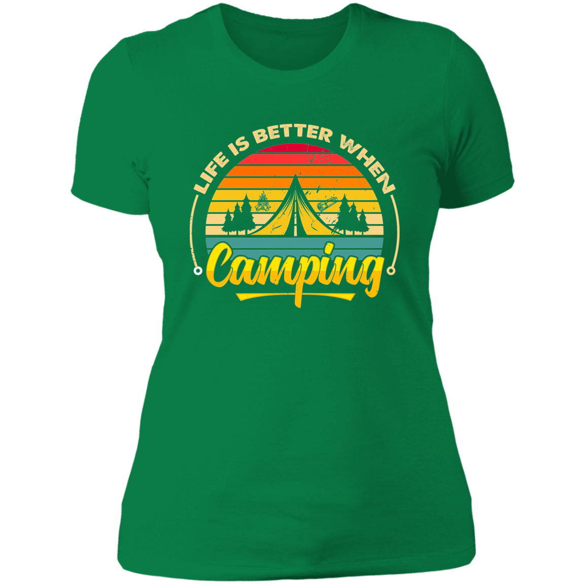 Ladies' Boyfriend T-Shirt_camping