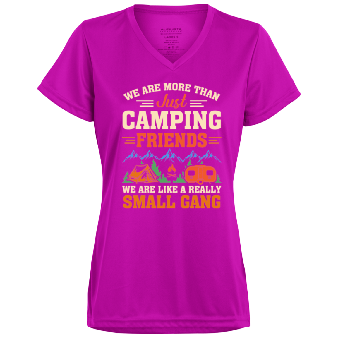 Ladies’ Moisture-Wicking V-Neck Tee