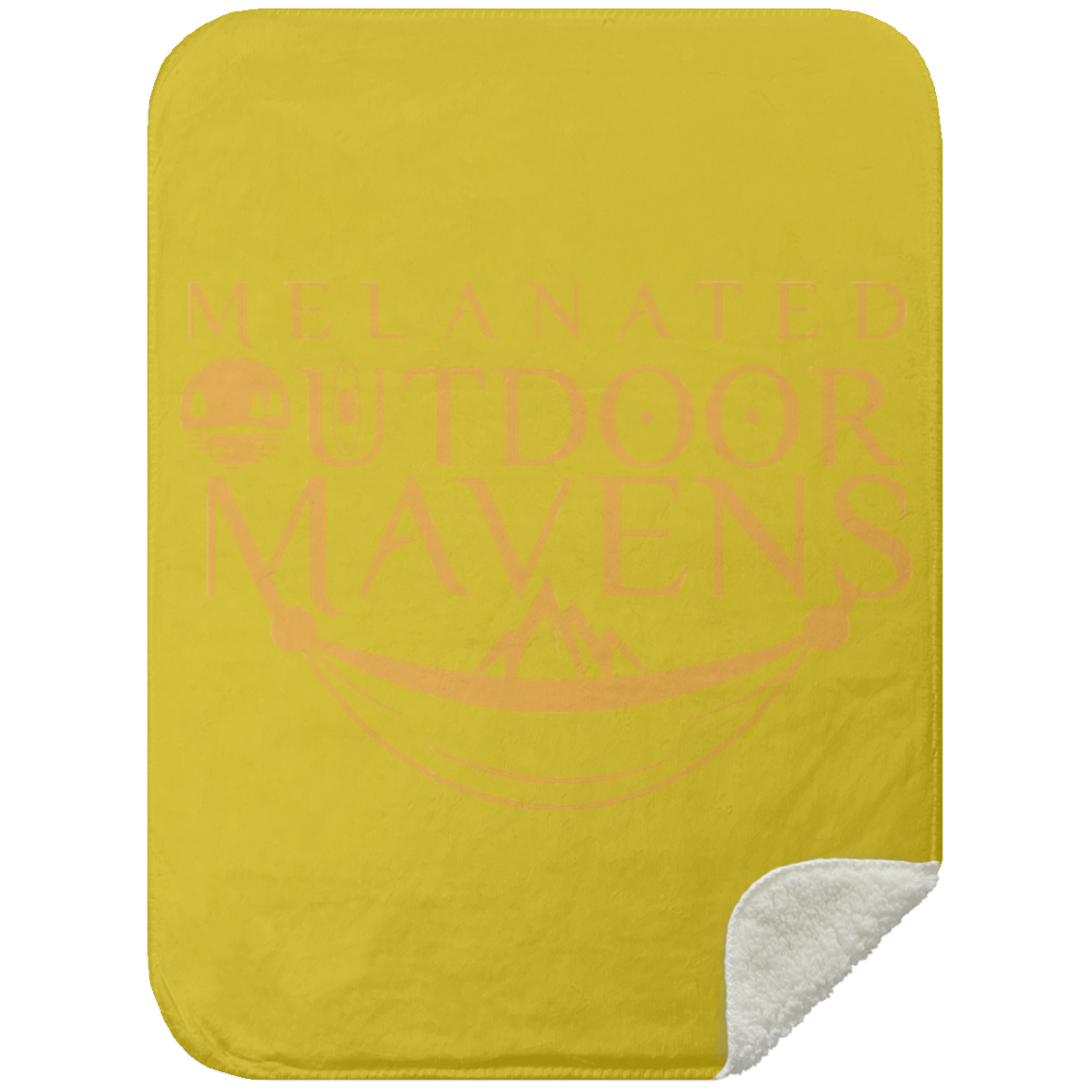 logo gold transaprent Premium Sherpa Blanket 30x40