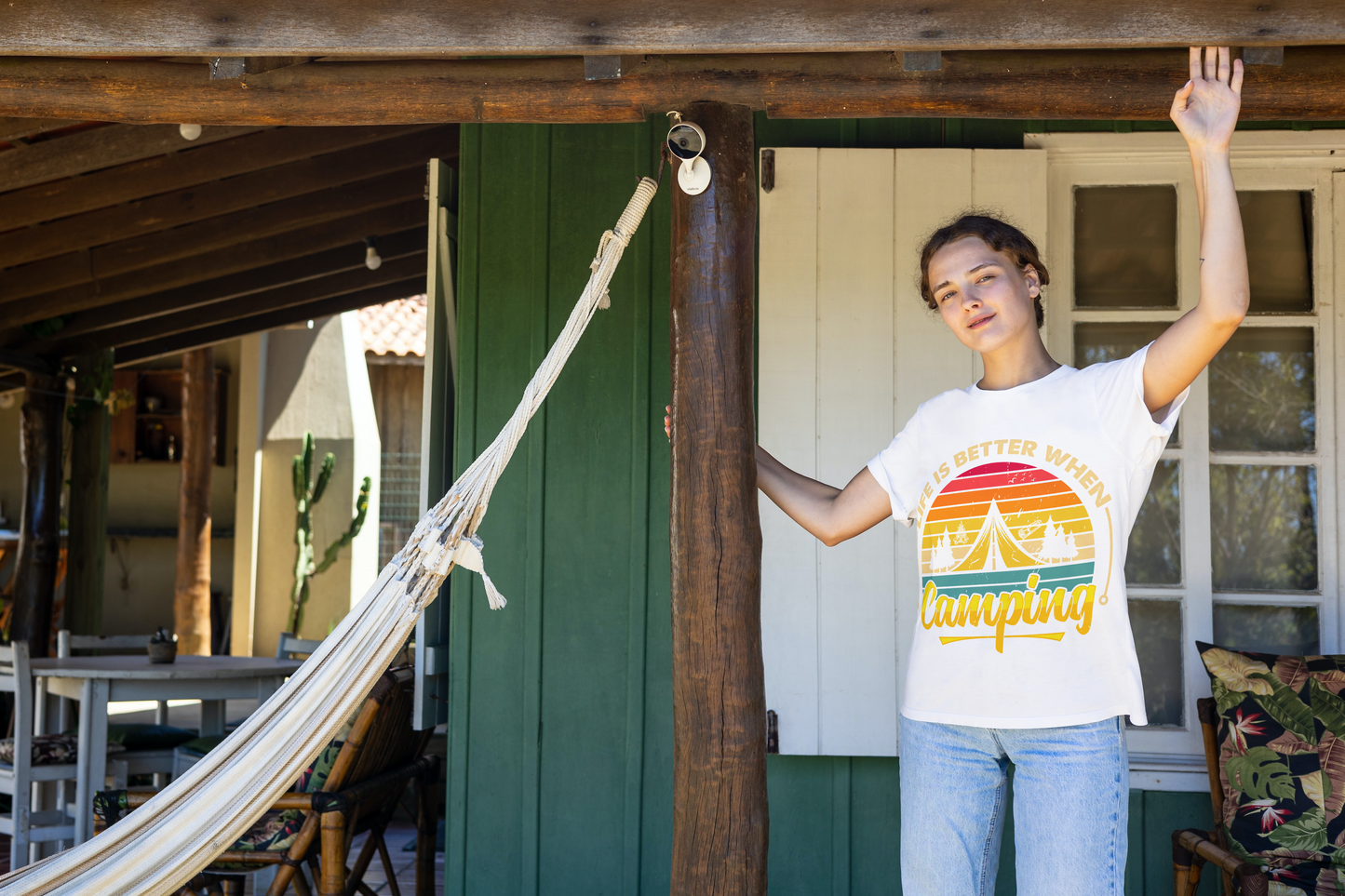 Ladies' Boyfriend T-Shirt_camping