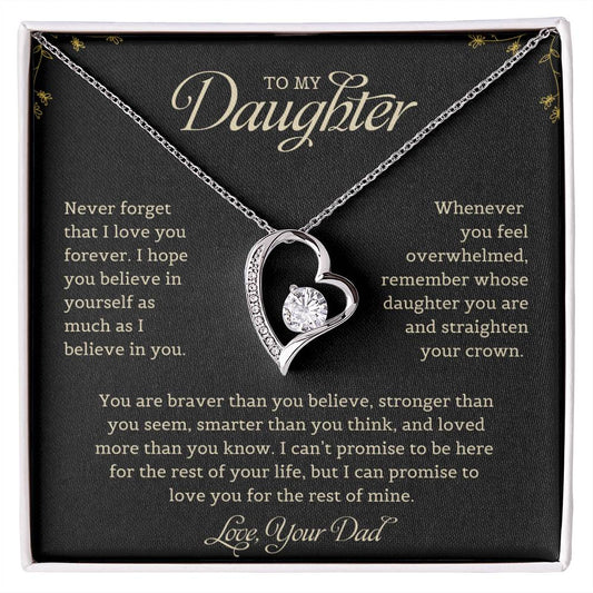 To My Daughter | Forever Love Necklace