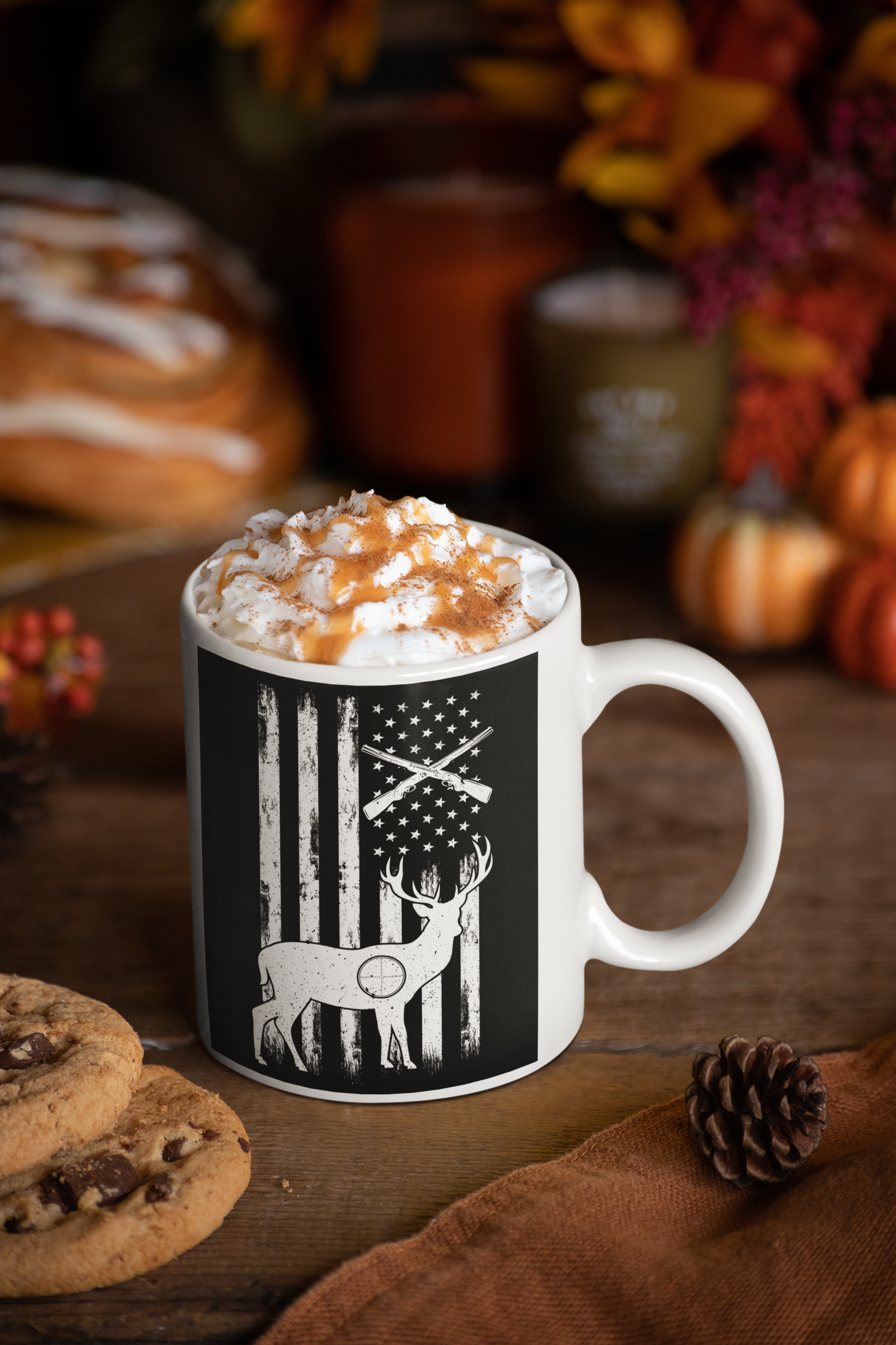 11oz White Mug for Hunting Enthusiasts